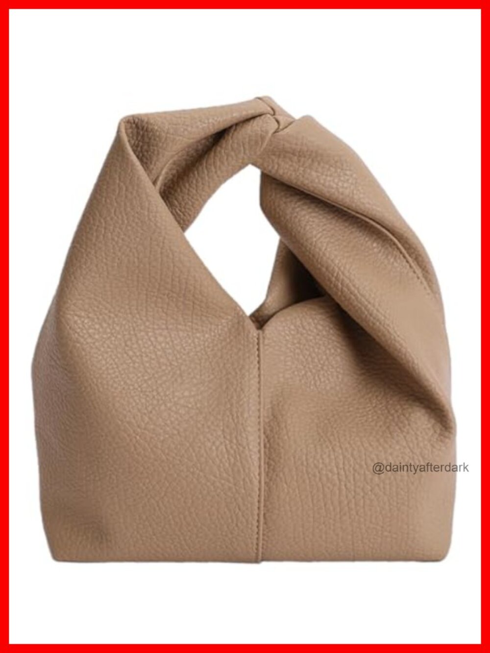 Slouchy PU Leather Crescent Hobo Shoulder Bag Snap Closure Women's Purse